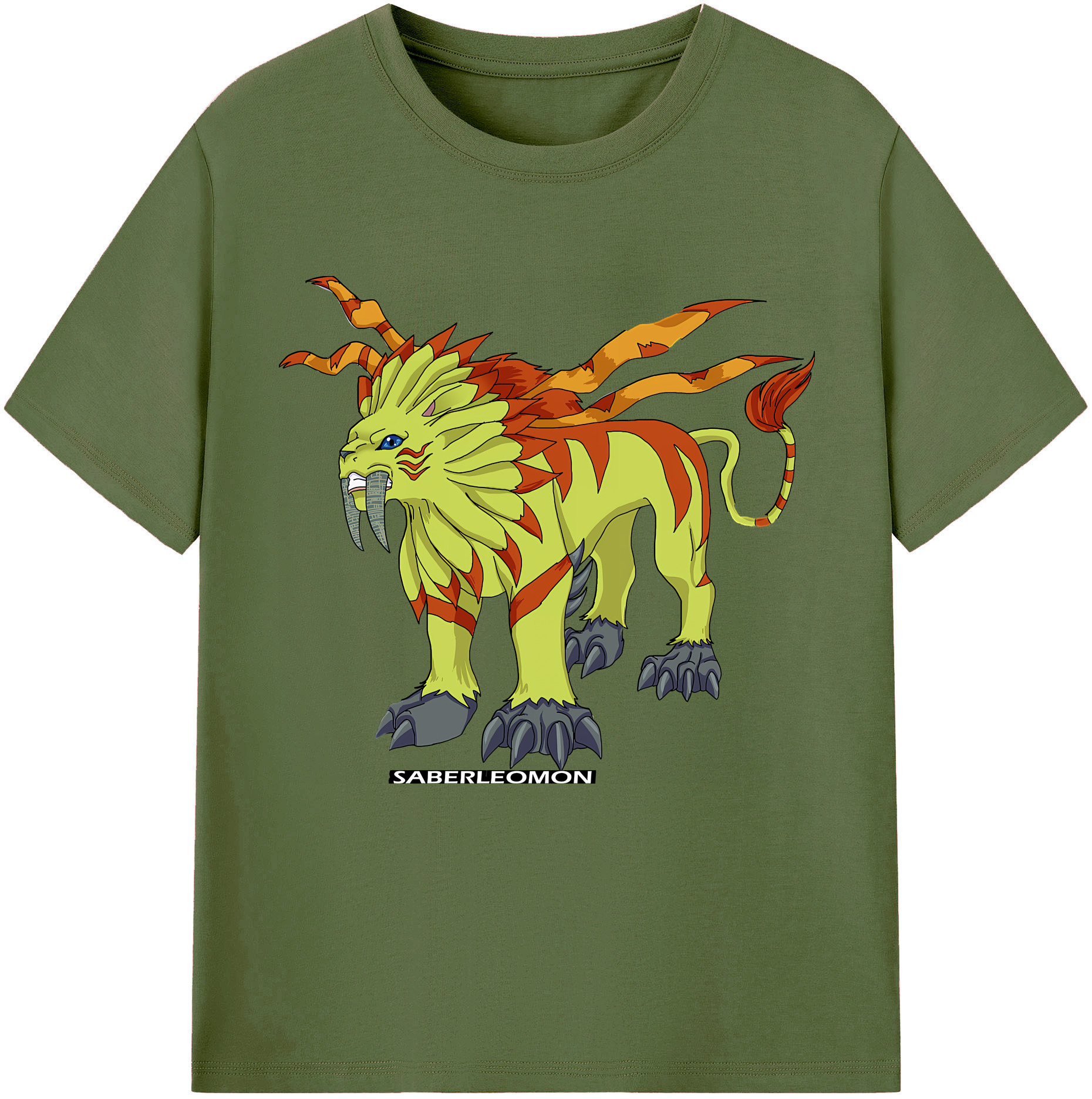 （画像用） Digimon デジタルモンスター/デジモン 綿100％半袖Tシャツ（フロントプリント）